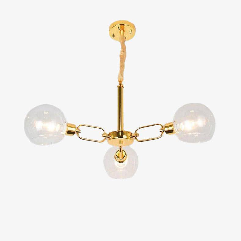 Σχεδιαστής πολυέλαιος LED με μοντέρνες γυάλινες μπάλες