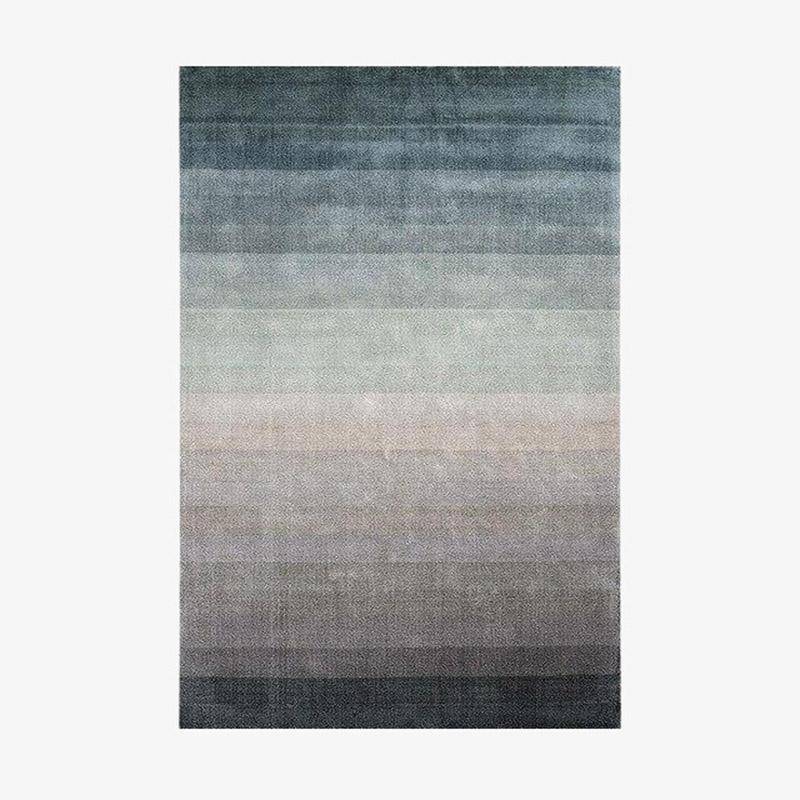 Πολύχρωμο μοντέρνο ορθογώνιο χαλί σε στυλ Randerup μπλε