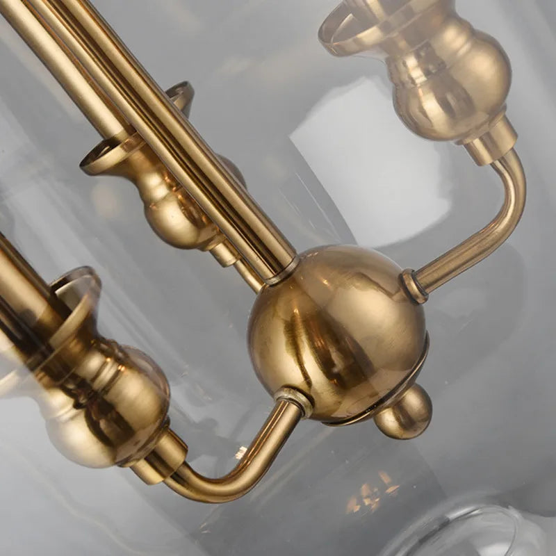 Γυάλινος πολυέλαιος Loft Bar αμερικανικού τύπου