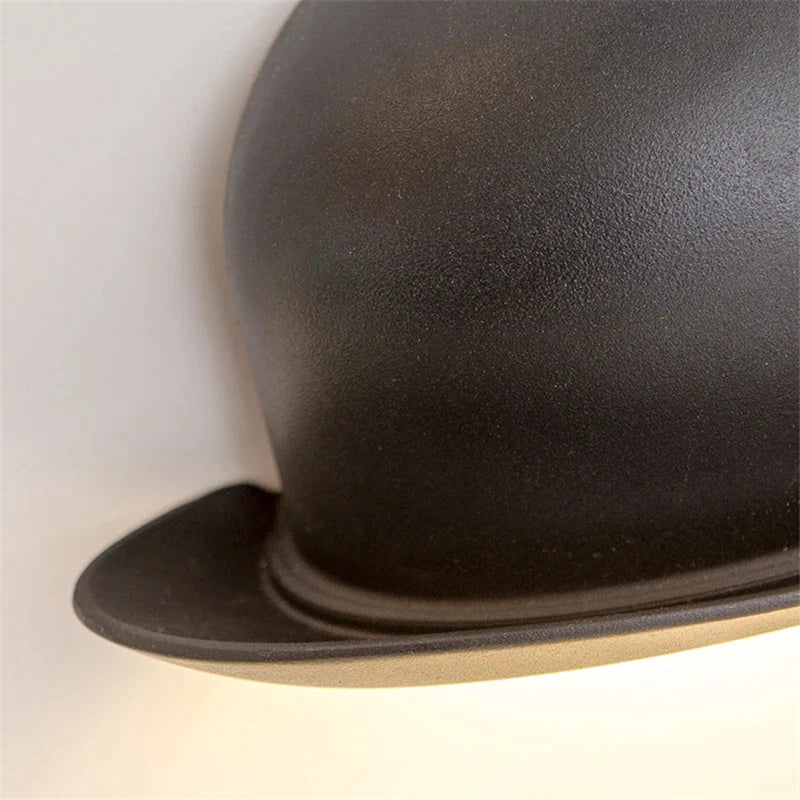 Φωτιστικό τοίχου καπέλου αλουμινίου LED με μινιμαλιστικό σχεδιασμό