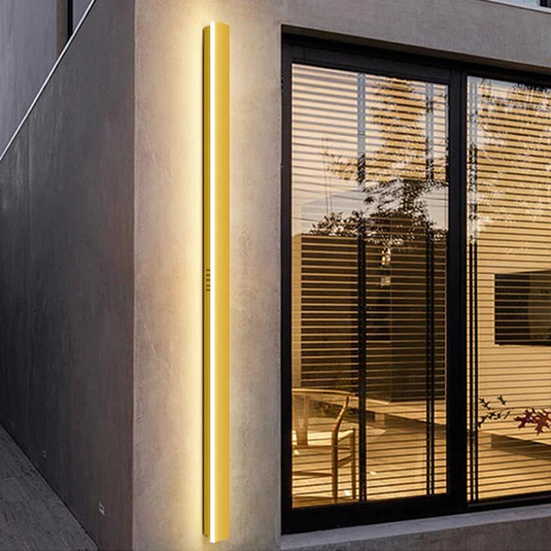 Φωτιστικό τοίχου εξωτερικού χώρου LED Μακριά φωτιστικά τοίχου Μοντέρνα αδιάβροχα IP65 Βεράντα Κήπου Φωτιστικό τοίχου εσωτερικού χώρου Υπνοδωμάτιο Διακόσμηση κομοδίνου