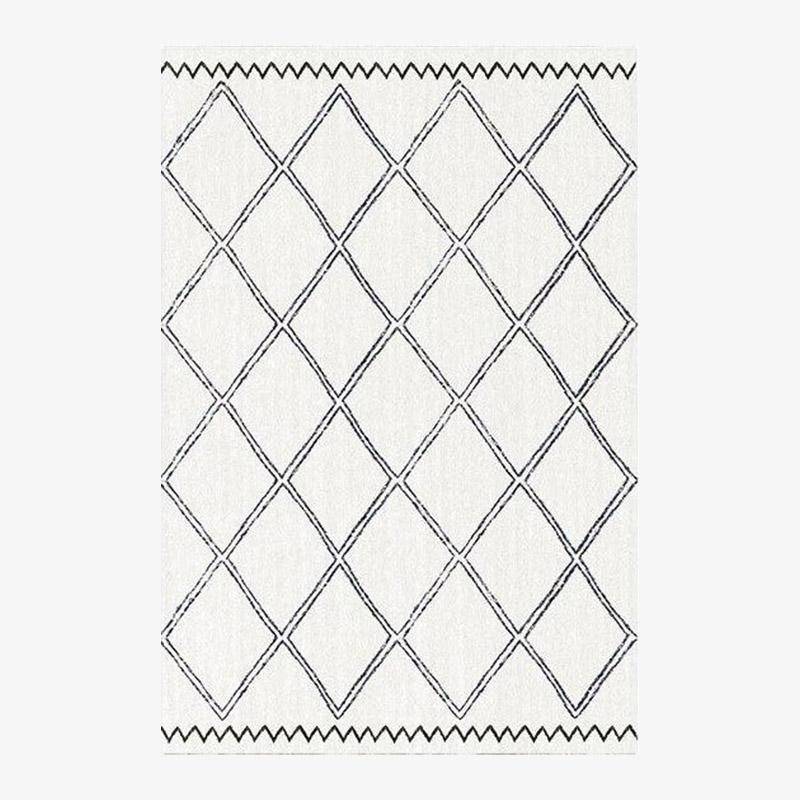 Ορθογώνιο χαλί με γεωμετρικά σχήματα στυλ Piquio N