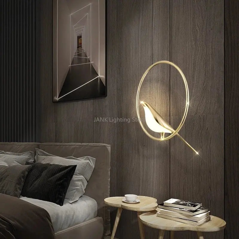 Creative Magpie Bird κρεμαστά φωτιστικά Απλό σαλόνι Εστιατόριο Φωτιστικό δαπέδου μελέτης Home Πολυέλαιος οροφής LED πολυτελείας