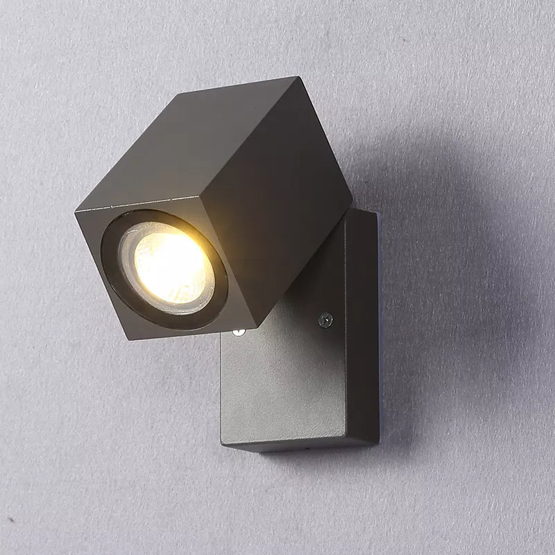 Φωτιστικό τοίχου LED 5W εξωτερικού χώρου ρυθμιζόμενο πτυσσόμενο αδιάβροχο IP65