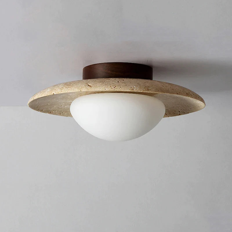 Φωτιστικό οροφής japan wabi sabi σε στυλ φρέσκιας πέτρας