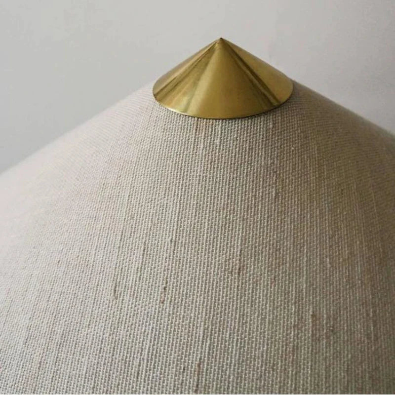 Χειροποίητο φωτιστικό δαπέδου Coinqieu σε υφαντό μπαστούνι ιαπωνικού στυλ