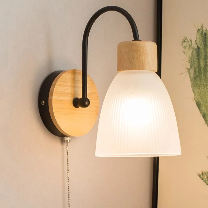 Μινιμαλιστικό σκανδιναβικό φως τοίχου LED