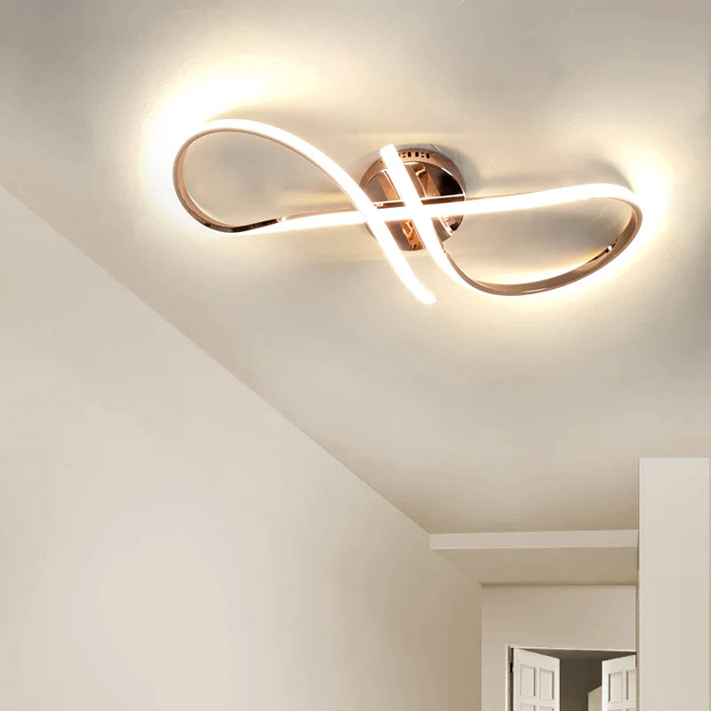 led φωτιστικό οροφής σαλόνι δημιουργικό διακοσμητικό φως εσωτερικού χώρου