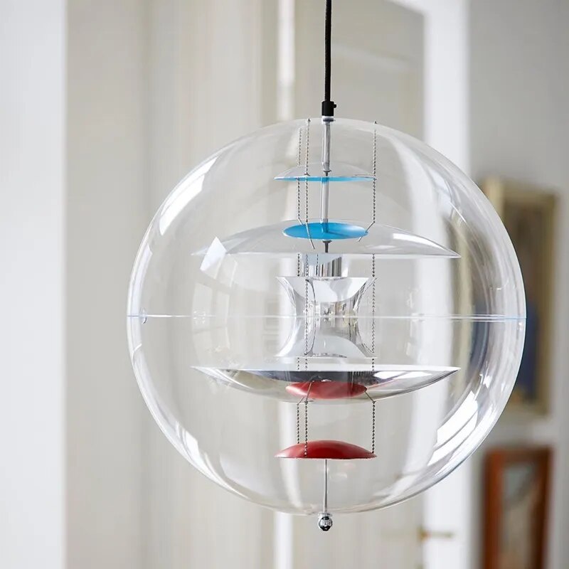 Σχέδιο σκανδιναβικού γυαλιού: Κρεμαστό φως σφαιρών