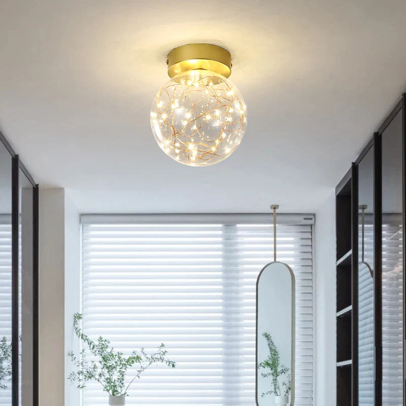 απλό φωτιστικό οροφής LED Gypsophila φωτιστικό νύχτας