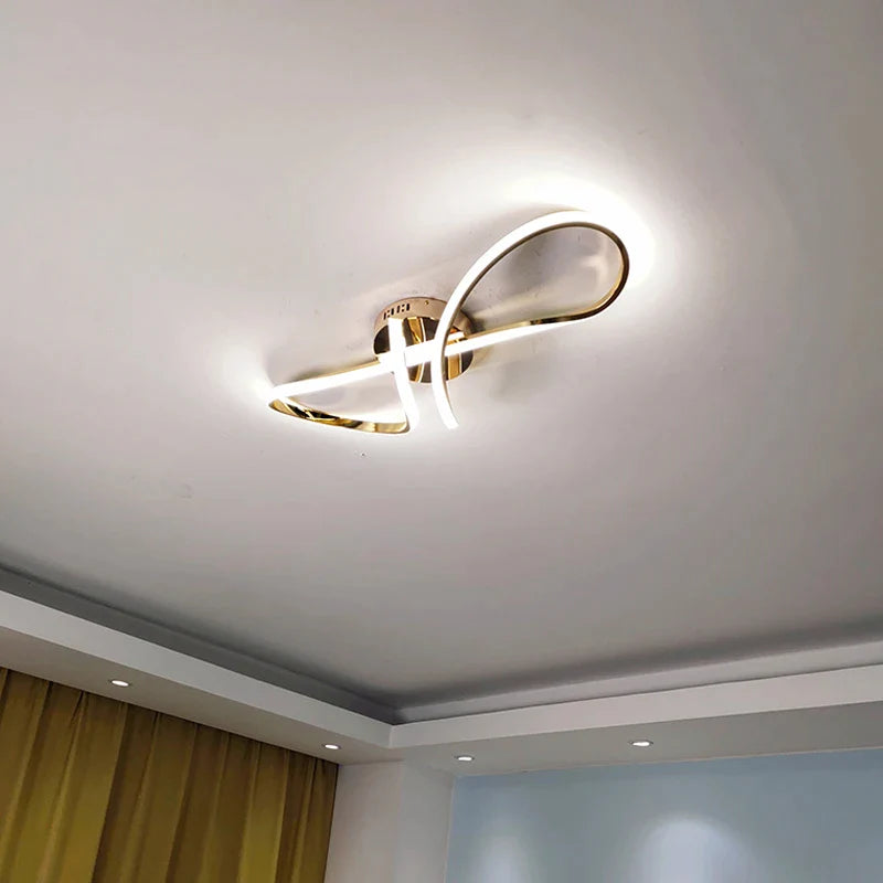 led φωτιστικό οροφής σαλόνι δημιουργικό διακοσμητικό φως εσωτερικού χώρου