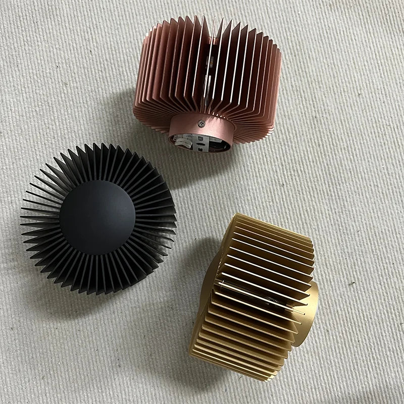 Μοντέρνο μαύρο ροζ φωτιστικό τοίχου από αλουμίνιο