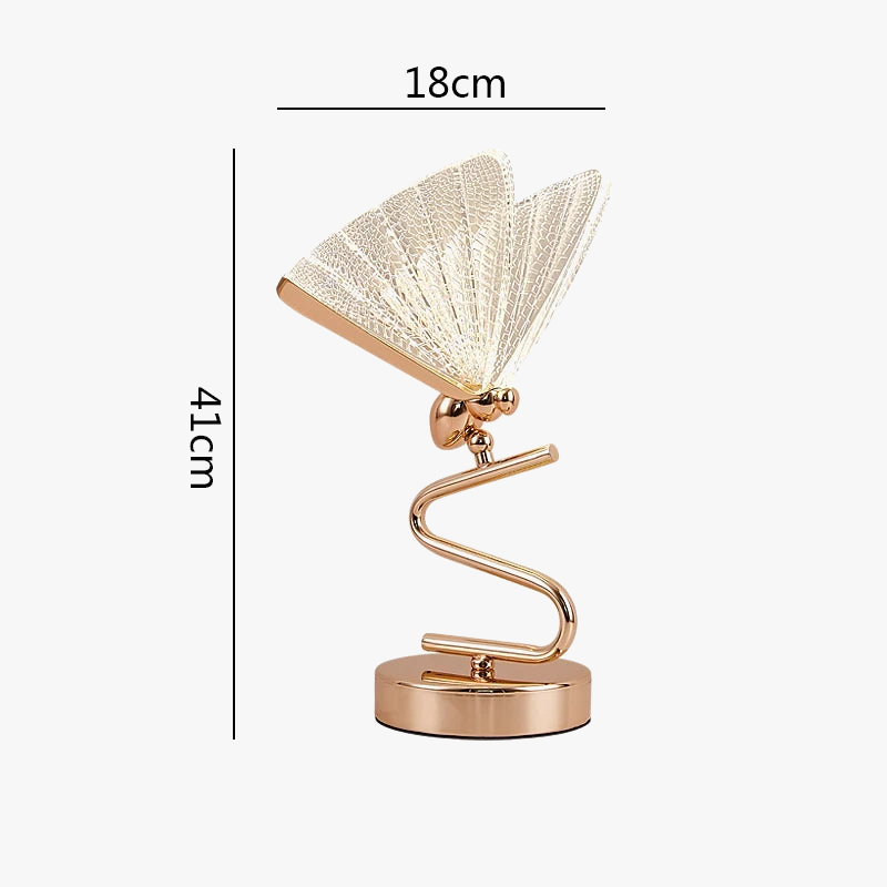 Επιτραπέζιο φωτιστικό LED Αμπαζούρ Butterfly