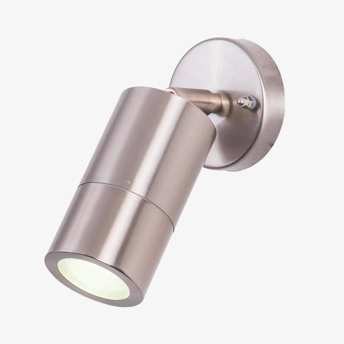 Τοποθετημένο ρυθμιζόμενο εξωτερικό φως τοίχου χρωμίου LED