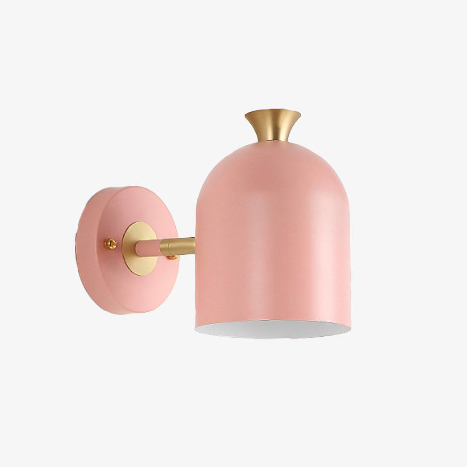 Φωτιστικό τοίχου LED με στρογγυλεμένη ρυθμιζόμενη απόχρωση σε χρώμα Deco