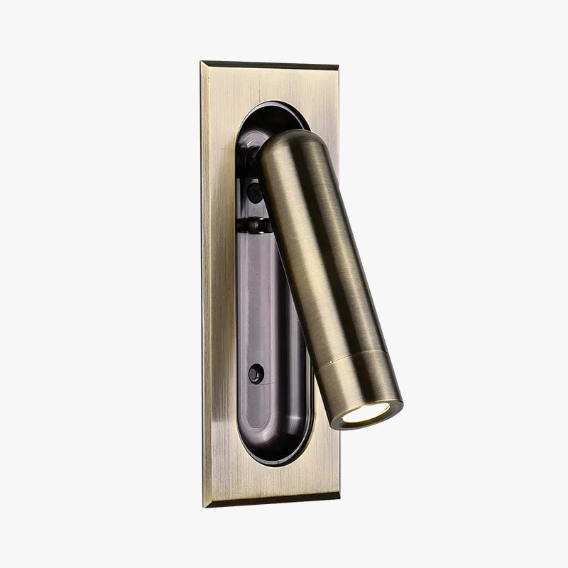 Φωτιστικό τοίχου LED Φωτιστικό ανάγνωσης κρεβατοκάμαρας Περιστρεφόμενα περιστρεφόμενα φώτα τοίχου καθιστικού δίπλα στο φωτιστικό