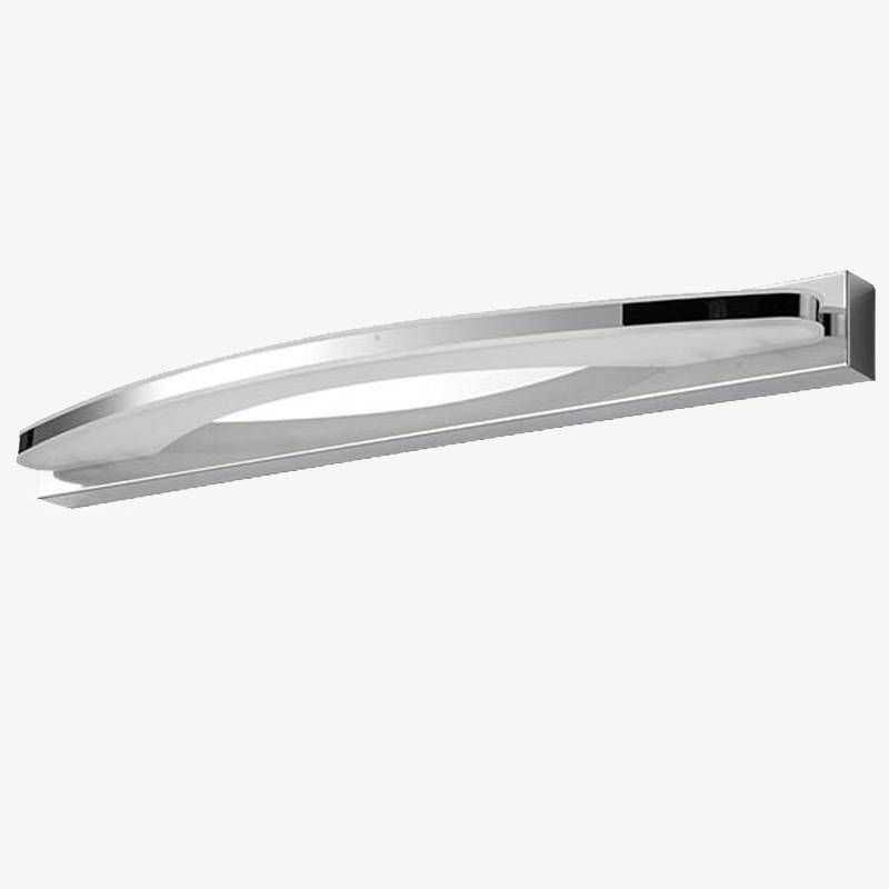 Φωτιστικό τοίχου LED για καθρέφτη και χρώμιο και στρογγυλεμένο μπάνιο