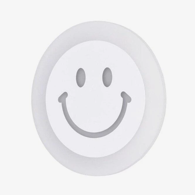 Μοντέρνο smiley LED φωτιστικό τοίχου