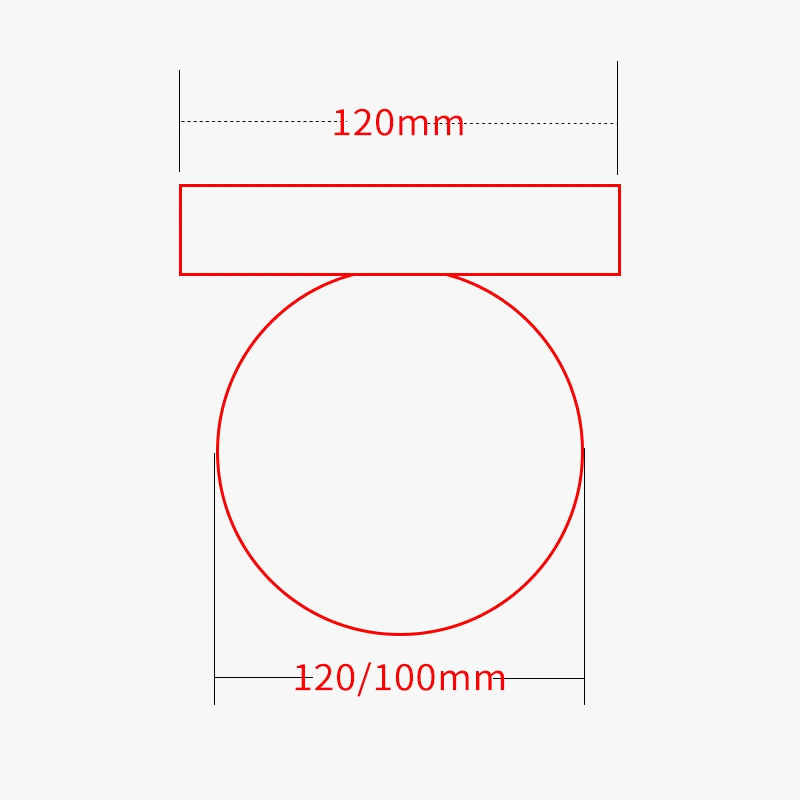 Creative Macaron φωτιστικό τοίχου LED 10/12cm