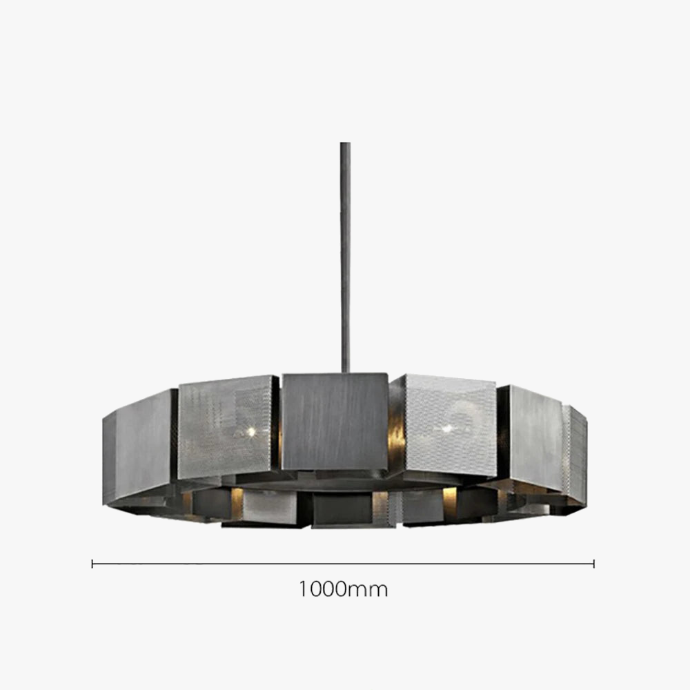 Industrial Style Μαύροι μεταλλικοί πολυέλαιοι οροφής Νέο μεταμοντέρνο φωτιστικό LED για οροφή διακόσμηση σπιτιού Luster για σαλόνι