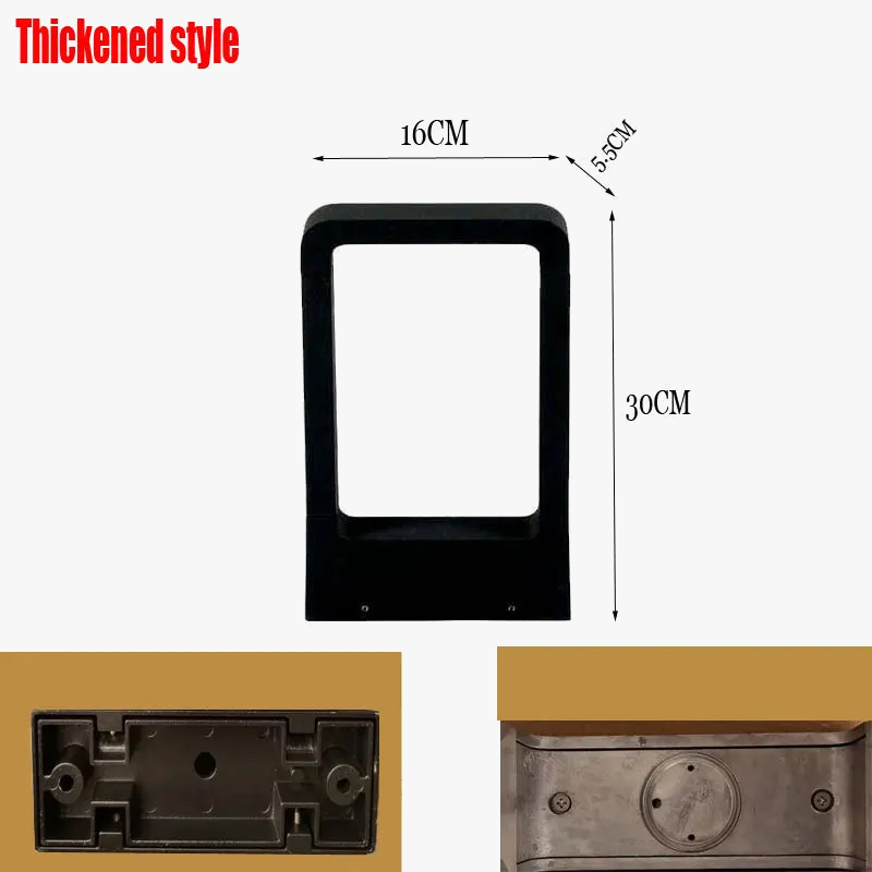 LED Landscapes Ελαφρύ Αδιάβροχη Διακόσμηση Εξωτερικών Χώρων Αυλή Μονοπάτι Βίλα Κήπος κολώνες LED Λάμπες γκαζόν H30cm 10W AC85-265V