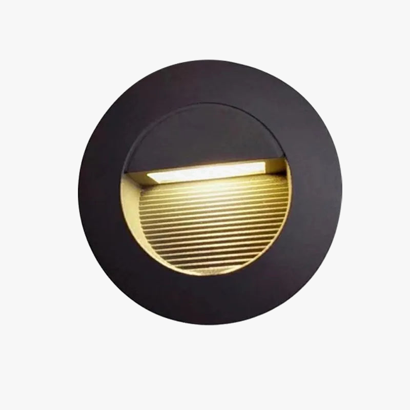Φώτα σκάλας Led Step Lights 3W/6W 86/210mm Αλουμίνιο εσοχή εξωτερικού χώρου Αδιάβροχο ενσωματωμένο φωτιστικό τοίχου Led σκάλας για οικιακά βήματα