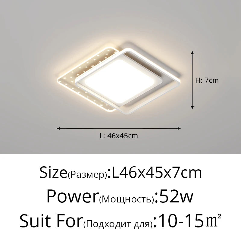Led Πολυέλαιος Φωτιστικό Οροφής Υπνοδωμάτιο Λεπτό Μοντέρνο Εσωτερικό