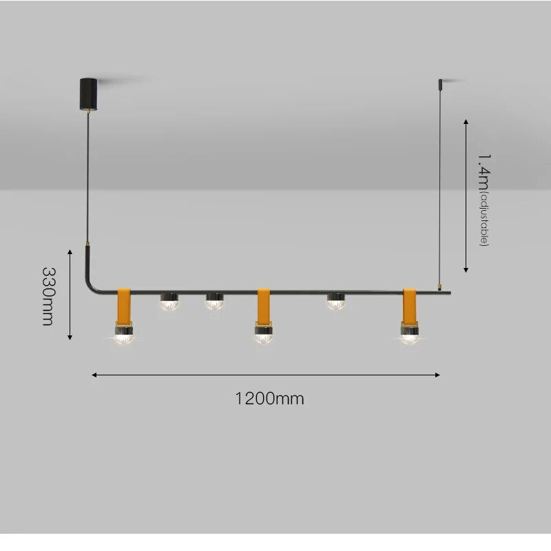 Σκανδιναβικός πολυέλαιος για τραπεζαρία