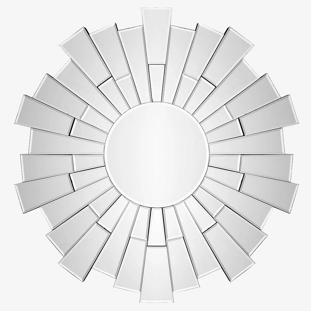 Κομψός σχεδιαστής στρογγυλός καθρέφτης τοίχου