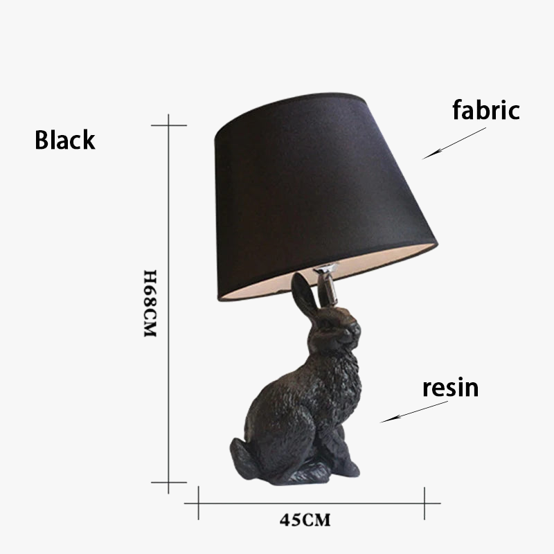 Επιτραπέζιο φωτιστικό μοντέρνο Creative Resin Rabbit