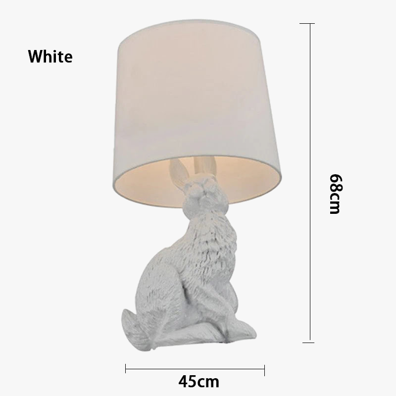 Επιτραπέζιο φωτιστικό μοντέρνο Creative Resin Rabbit