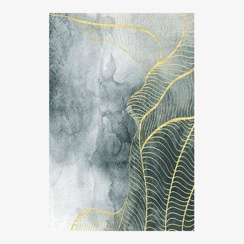 Ορθογώνιο χαλί σχεδιαστή με αφηρημένο στυλ Oxavo N