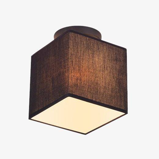 Φωτιστικό οροφής με υφασμάτινο αμπαζούρ