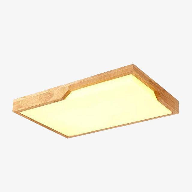 Ορθογώνιο LED ξύλινο φωτιστικό οροφής Tatami