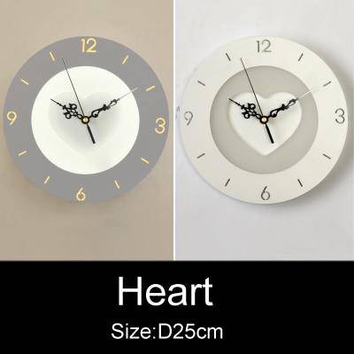 Μοντέρνο ρολόι τοίχου στρογγυλό με μοτίβα ζώων 25cm