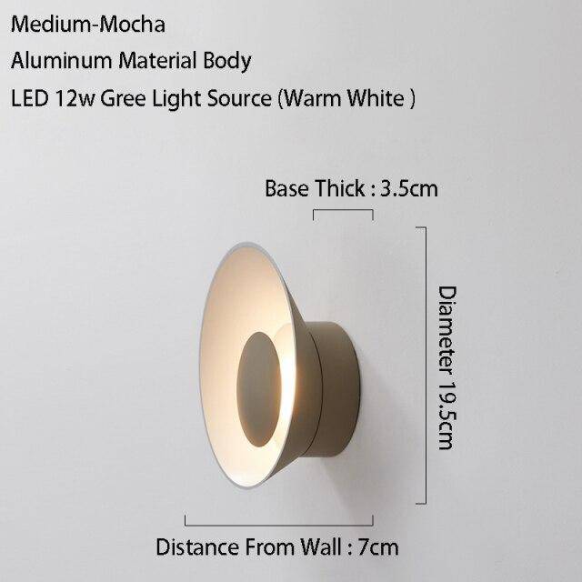 Κρεμαστό φως LED με επώνυμα γεωμετρικά σχήματα και χάλκινα φινιρίσματα