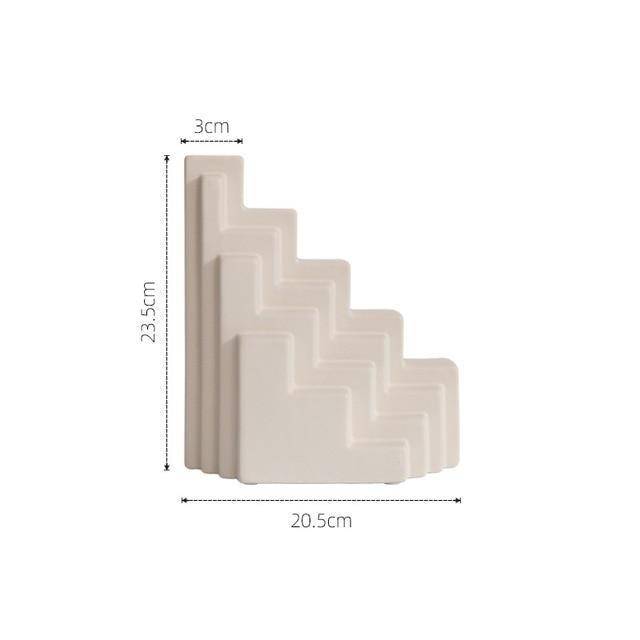 Μοντέρνο βάζο με γεωμετρικά σχήματα, Florida style B