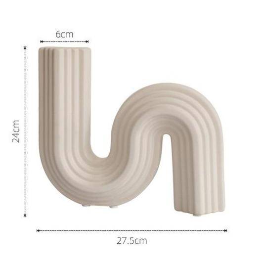 Μοντέρνο βάζο με γεωμετρικά σχήματα, στυλ Florida A