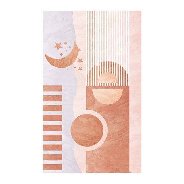 Ορθογώνιο χαλί με μοντέρνα γεωμετρικά σχήματα Alia A