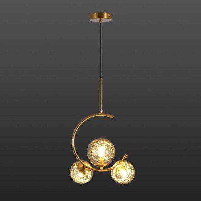 Φωτιστικό τοίχου σχεδίασης LED με στρογγυλεμένη μεταλλική σκελίδα και χρυσό σωλήνα Rui