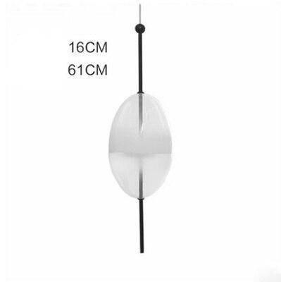 Κρεμαστό φως LED σχεδιαστή σε μπλε γυαλί σε διάφορα σχήματα