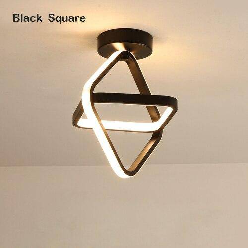 Σχεδιαστής μεταλλικό κρεμαστό φωτιστικό LED με στρογγυλεμένες άκρες Σκιά