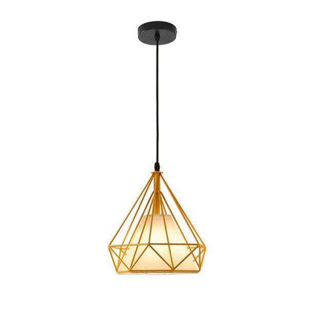 Φωτεινό, πολύχρωμο vintage φωτιστικό κλουβί