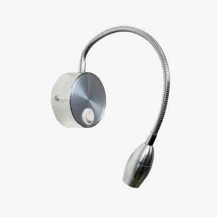 Φωτιστικό τοίχου χρωμίου LED με περιστρεφόμενο βραχίονα