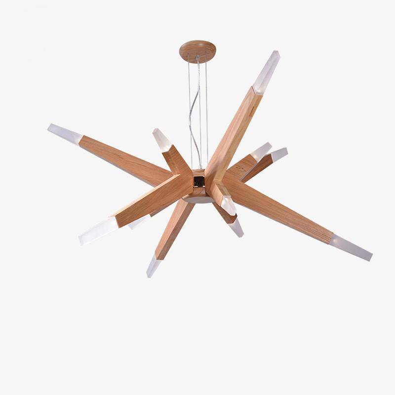 Σχεδιαστής πολυέλαιος LED με ξύλινα κλαδιά Σύγχρονος