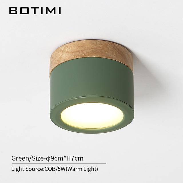 Προβολείς LED Botimi κυλινδρικοί με ξύλινη βάση