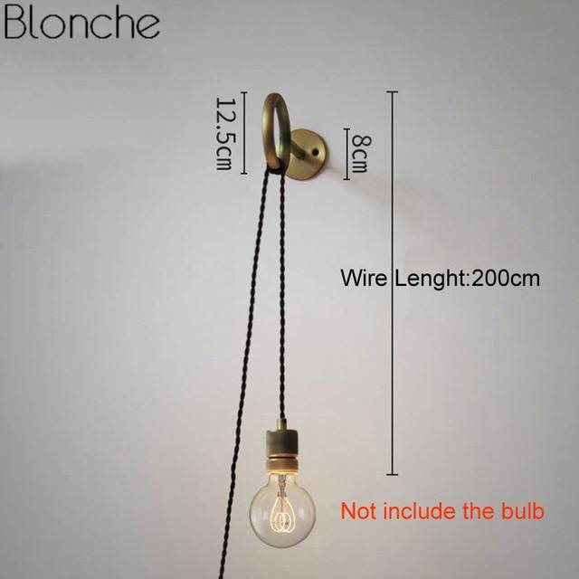 Φωτιστικό τοίχου σε ροζ vintage χρυσό σχέδιο