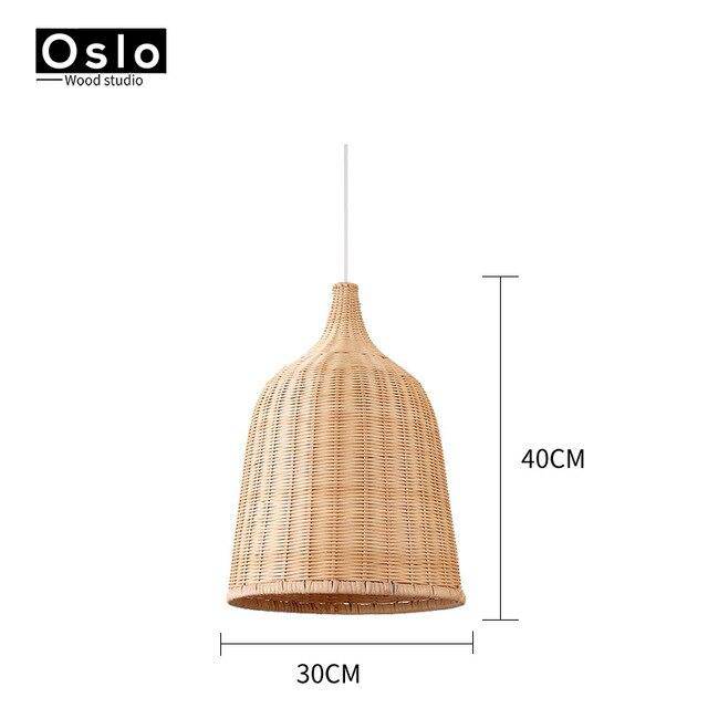 Φωτιστικό κρεμαστό ύφασμα Rattan