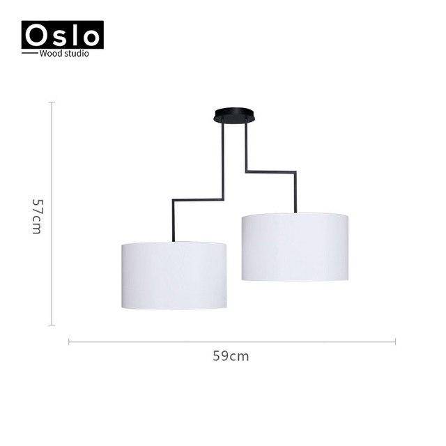 Σχεδιαστής πολυέλαιος LED με αμερικάνικα αμπαζούρ