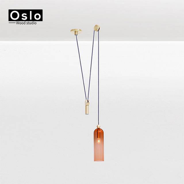 Ανάρτηση σε ξύλο και μέταλλο με μακρύ σύρμα Oslo